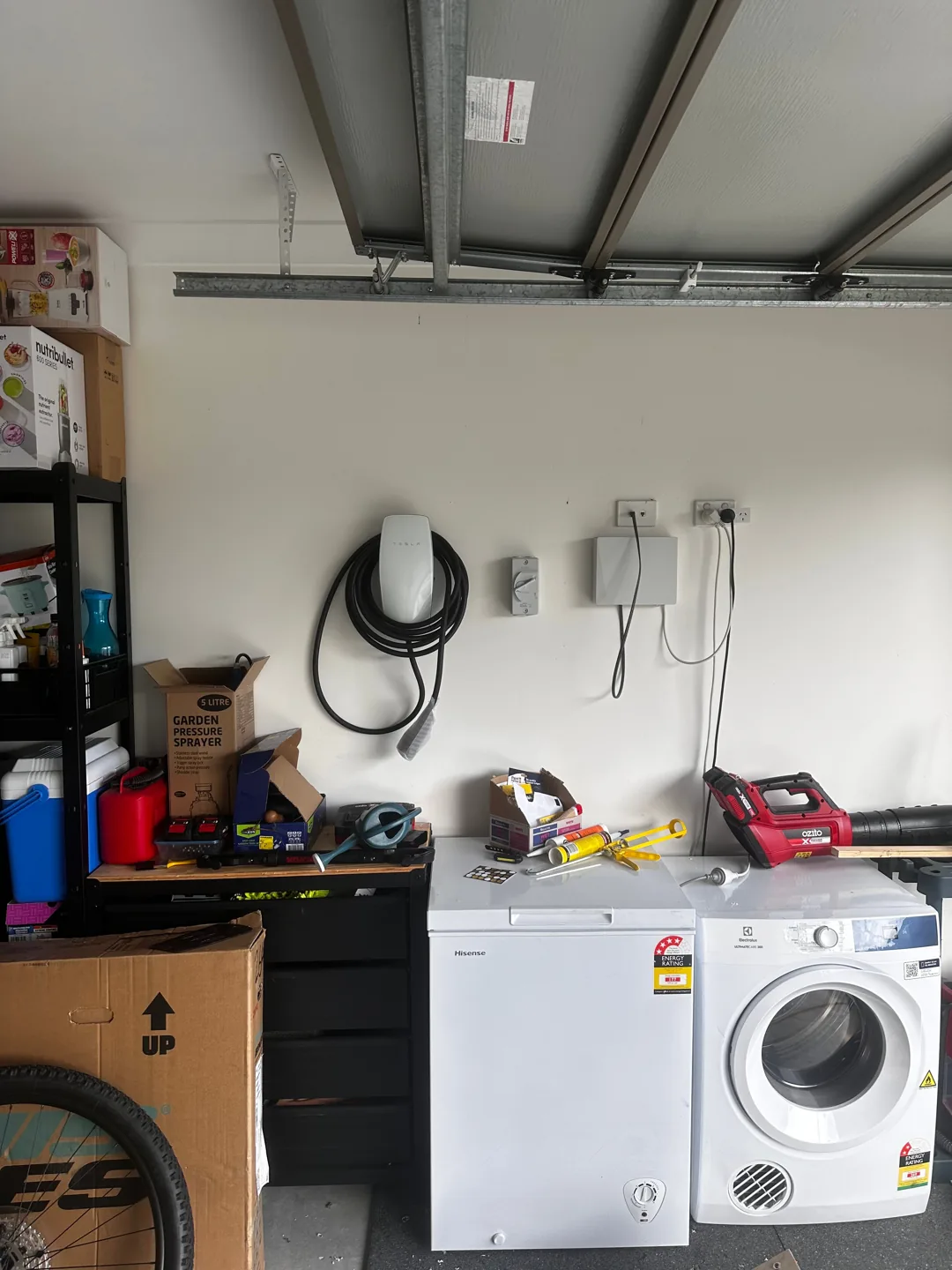 Completed Tesla EV charger installation