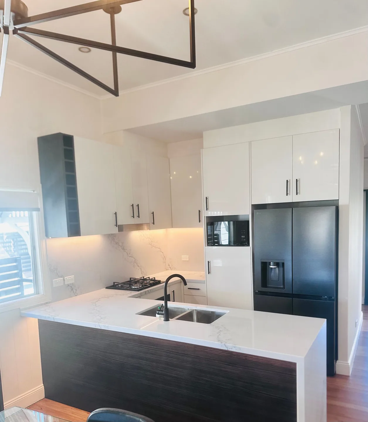 Kitchen electrical and lighting installation by Dawkins Electrical