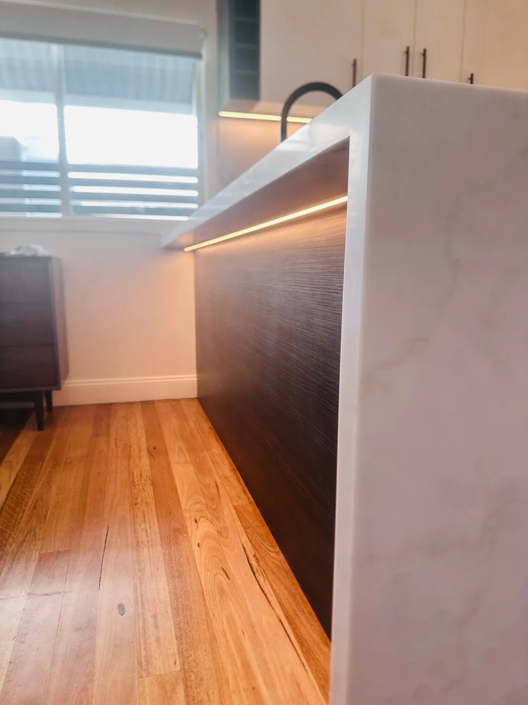 Kitchen LED lighting installation by Dawkins Electrical